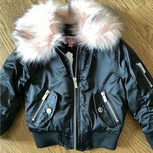 3T bomber jacket with faux fur